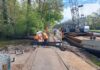 Nieuwe wandelbrug geplaatst in Park Vreugd en Rust Nieuwe wandelbrug geplaatst in Park Vreugd en Rust