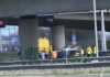 File op A4 na aanrijding