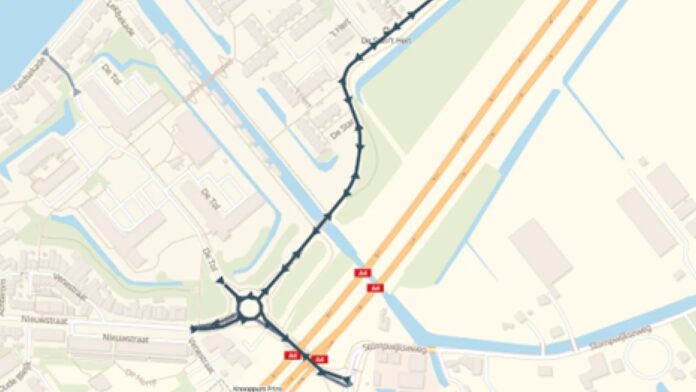 Verkeersomleiding wegens Asfaltering De Star