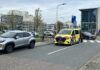 Fietser aangereden op kruising Einsteinweg en Archimedesweg