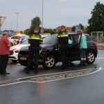 Auto beschadigd door aanrijding
