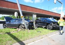 Gewonde bij botsing tussen drie auto’s in Wassenaar