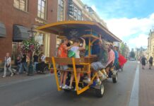 Pleidooi voor bestaand verbod op de bierfiets in Leiden