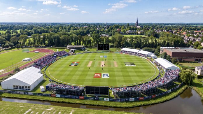 Internationaal cricketspektakel bij VCC in Voorburg Internationaal cricketspektakel bij VCC in Voorburg
